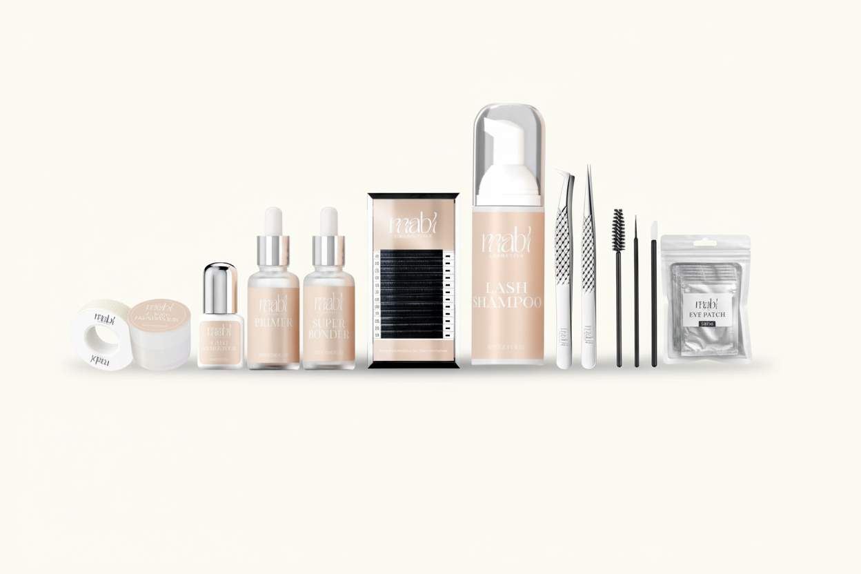 Sarterspakket wimperextensions one by one